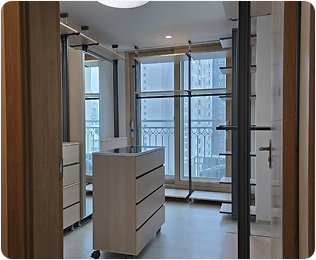 ㄷ자형 드레스룸