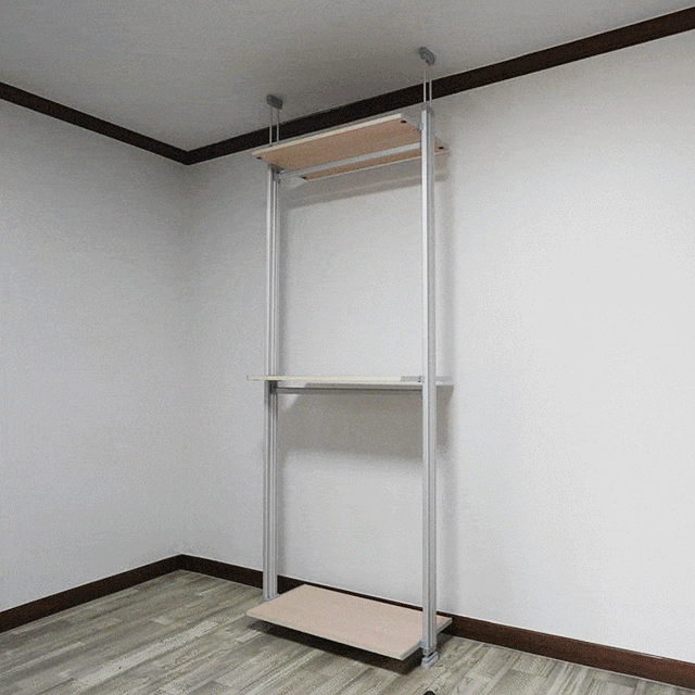 선반 높이 조절 - 실제 설치 현장